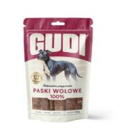 GUDI Rindfleischstreifen 500 g, natürliche Hundeleckerlis
