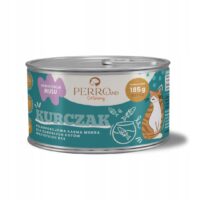 PERRO CATering Huhn-Monoprotein-Alleinfutter für Katzen, 185 g