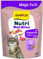 GimCat Nutri Malt Bites MegaPack 425 g Anti-Haarballen-Snack fĂŒr Katzen
