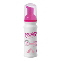 DOUXO S3 Beruhigender Schaum 150 ml fĂŒr Katzen und Hunde mit Allergien oder Neurodermitis