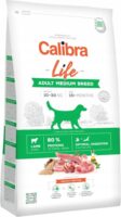 Calibra Dog Life Adult Medium Lamm 12 kg Hundefutter für mittelgroße Rassen mit Lamm
