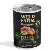 Wild Farm Hunde Monoprotein Schweinefleisch 400 g