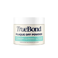 TrueBond PlaqueOff Zahnpulver 150 g, natürliches Pulver zur Zahnsteinentfernung und für frischen Atem