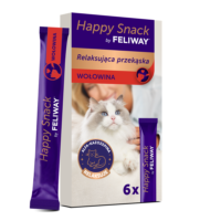 CEVA FELIWAY Happy Snack 6x15g Rindfleisch-Cremesnack für Katzen