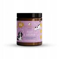 PERROLAND VoilĂ Gefriergetrocknetes Lachsfilet 50 g fĂŒr Hunde und Katzen