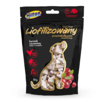 HILTON Gefriergetrocknetes Leckerli mit Huhn und Cranberries 50 g für Hunde