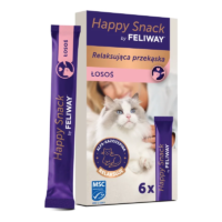 CEVA FELIWAY Happy Snack 6x15g Lachs-Cremesnack für Katzen zur Stresslinderung