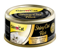 GimCat Shiny Cat Hühnerfilet und Mango in Brühe 70 g Nassfutter für Katzen