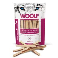 WOOLF Hundesnack Ente & Kabeljau-Sandwich (lang, weich) 100 g
