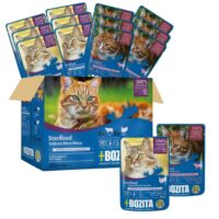 BOZITA Sterilised Multibox Truthahn/Rind in