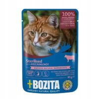 BOZITA Frischebeutel Sterilised Rind in Gelee 85 g