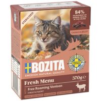 BOZITA Fleischstückchen in Gelee mit Wild 370 g