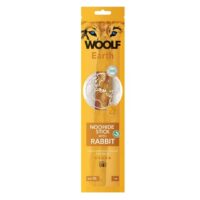 WOOLF Earth Noohide Stick XL mit Kaninchen 85 g Hundesnack