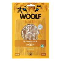WOOLF Earth Noohide Stick S mit Kaninchen 90 g Hundesnack