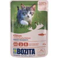 BOZITA StĂŒckchen in SoĂe mit Lachs (Kitten) 85 g