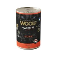 WOOLF Ultimate Nassfutter: Schwein & Leinöl 400 g