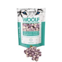 Woolf Chicken With Blueberry Bites – Hühnchen & Blaubeere – Hundesnack 100 g