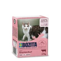 BOZITA Feline StĂŒckchen in SoĂe mit Rindfleisch 370 g